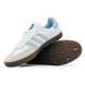 Женские кеды Adidas Samba OG Core White/Blue