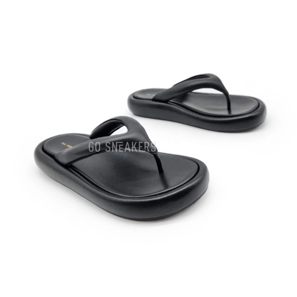 Унисекс шлепки The Row Flip-flop Black