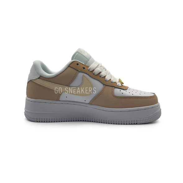 Унисекс кроссовки Nike Air Force 1 White/Brown