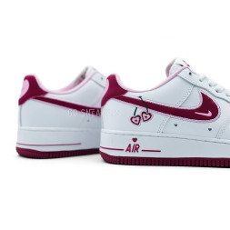 Nike Air Force 1 07 Valentines Day White/Wine