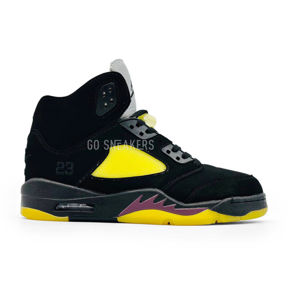 Мужские кроссовки Nike Air Jordan 5 Man Black Yellow