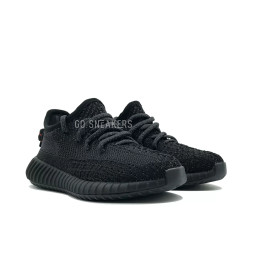 Детские кроссовки Adidas Yeezy Boost 350 V2 Kids Static Black Reflective
