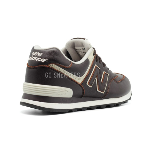 Мужские кроссовки New Balance 574 Leather Brown