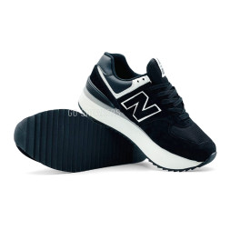 New Balance 574 Suede Black