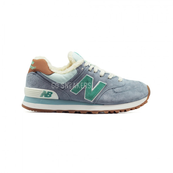 Женские зимние кроссовки New Balance 574 Cruisin Blue