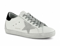 Golden Goose Super-Star Men's White Black
