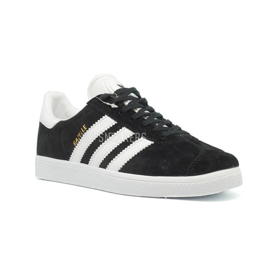 Adidas black gazelles sales
